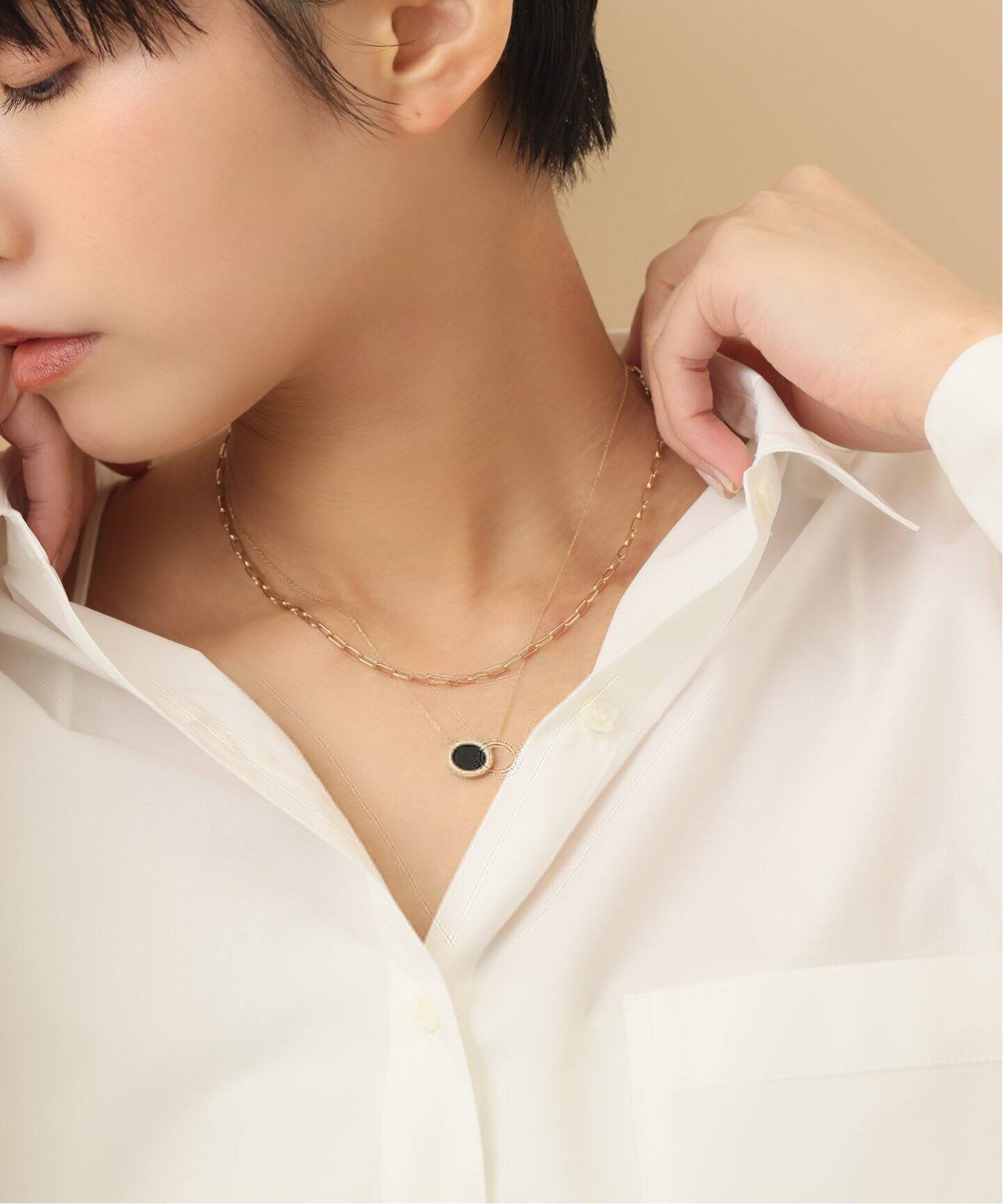 マーベラスチェーン38cmネックレス K10（ネックレス）｜Lilas（リラ  