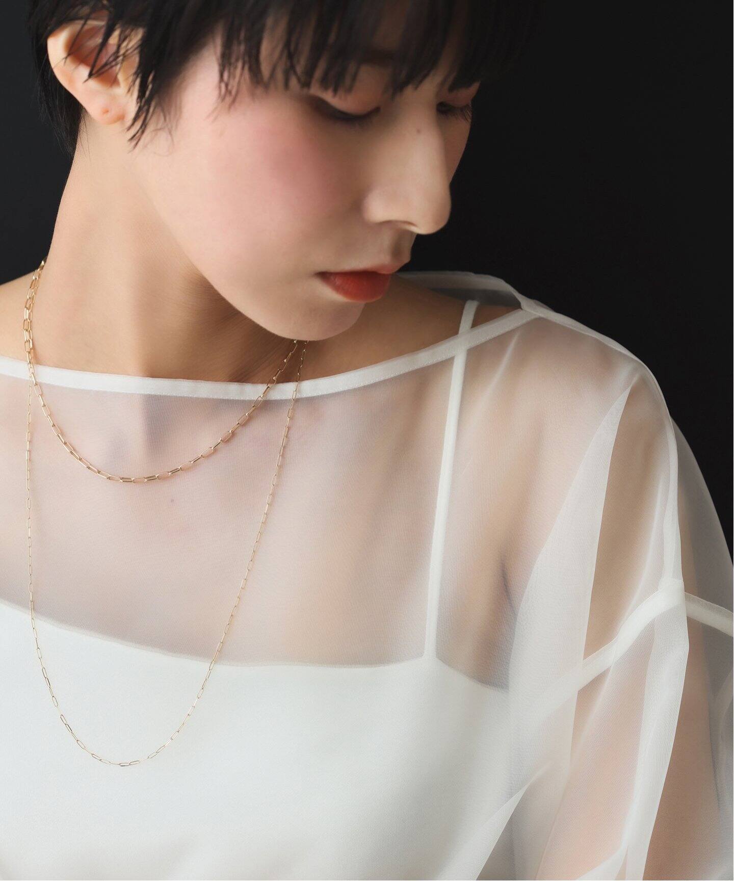 マーベラスチェーン38cmネックレス K10（ネックレス）｜Lilas（リラ 