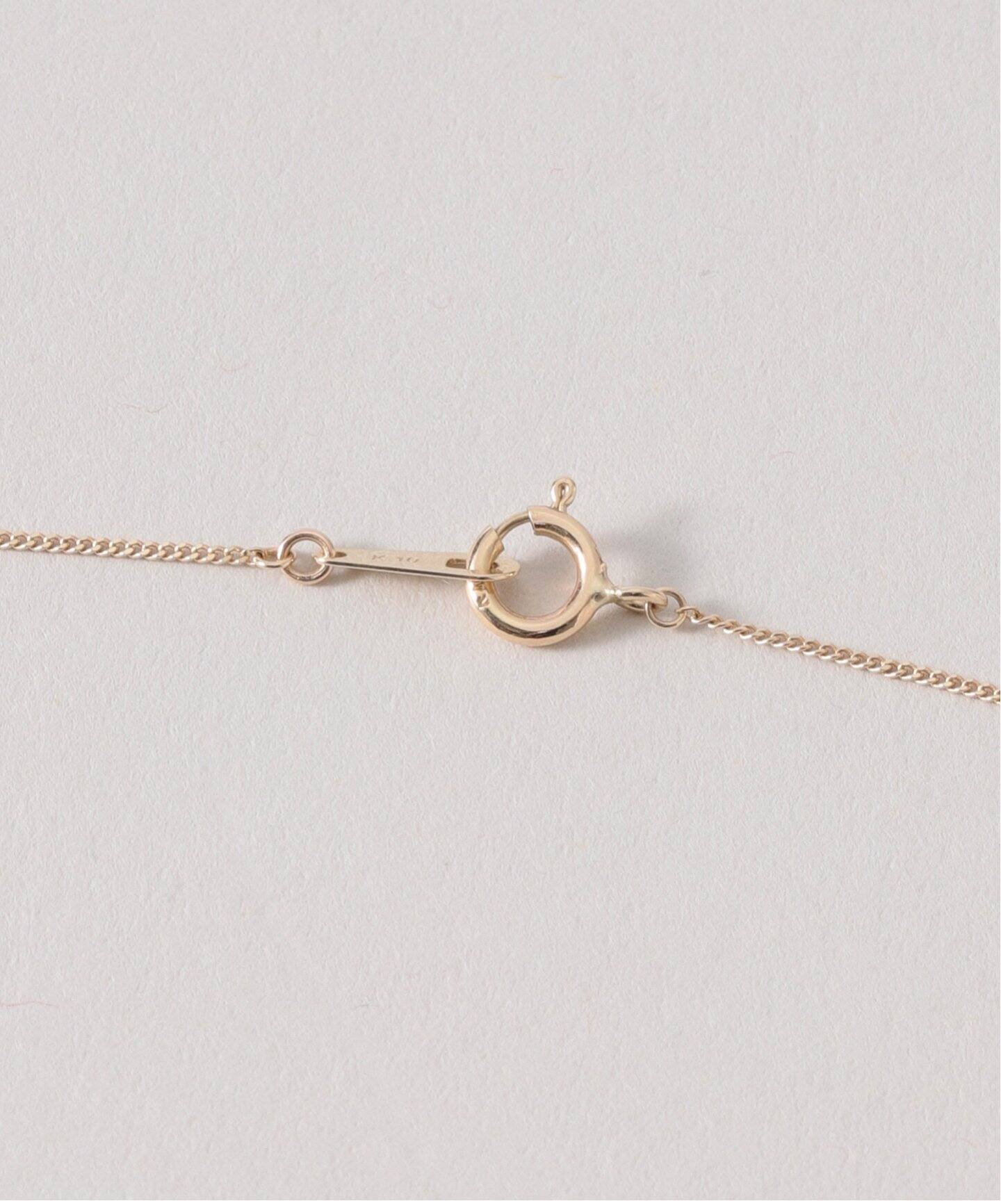 ハートカボションオニキス50cmネックレス K10（ネックレス）｜Lilas 