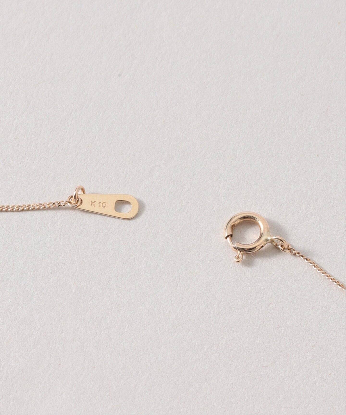 ハートカボションオニキス50cmネックレス K10（ネックレス）｜Lilas 