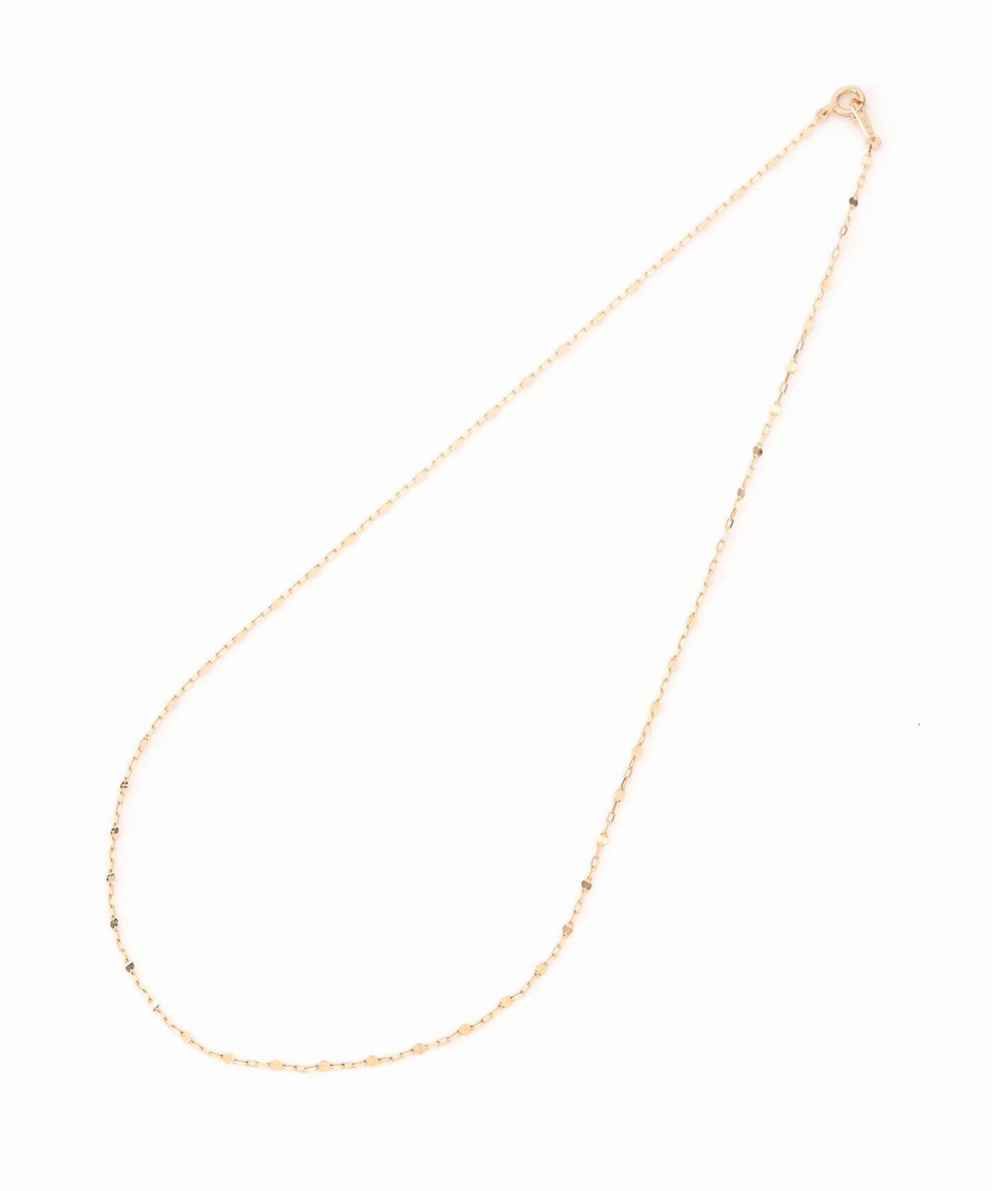 トゥインクルチェーン38cmネックレス K10（ネックレス）｜Lilas（リラ 