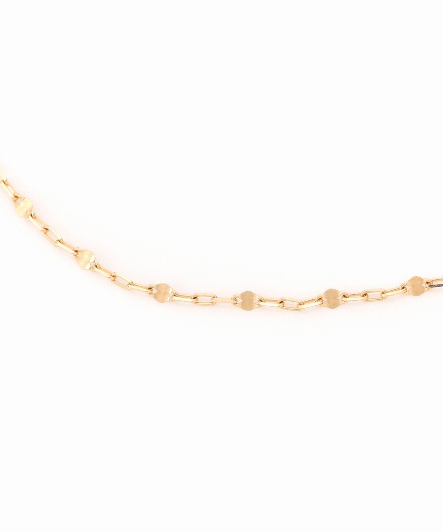 トゥインクルチェーン38cmネックレス K10（ネックレス）｜Lilas（リラ 