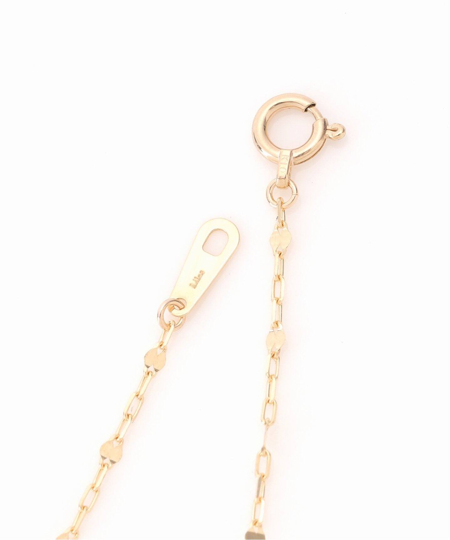 トゥインクルチェーン60cmネックレス K10（ネックレス）｜Lilas（リラ 