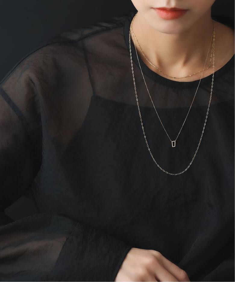 ルナチェーン60cmネックレス K10（ネックレス）｜Lilas（リラ）の通販 