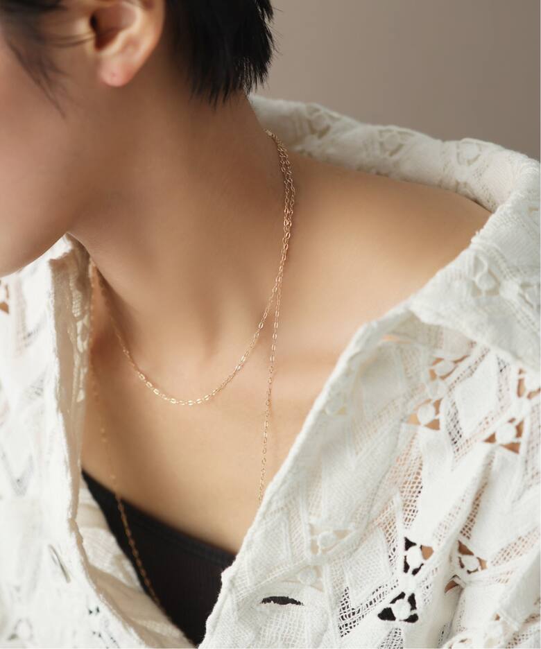 ルナチェーン60cmネックレス K10（ネックレス）｜Lilas（リラ）の通販 