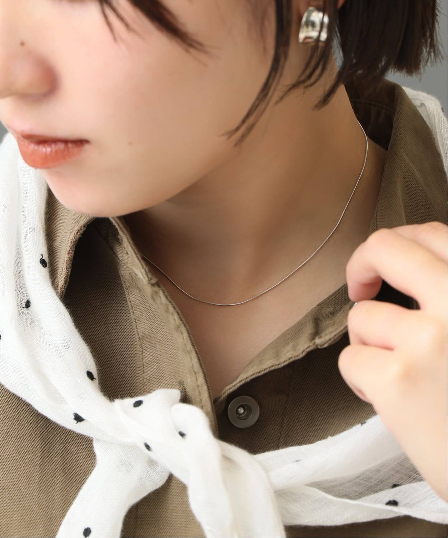 SAMH by LILAS】マジックチェーン38cmネックレス SV（ネックレス