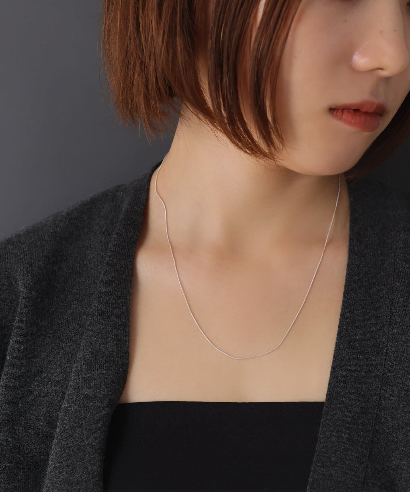 SAMH by LILAS】マジックチェーン50cmネックレス SV（ネックレス