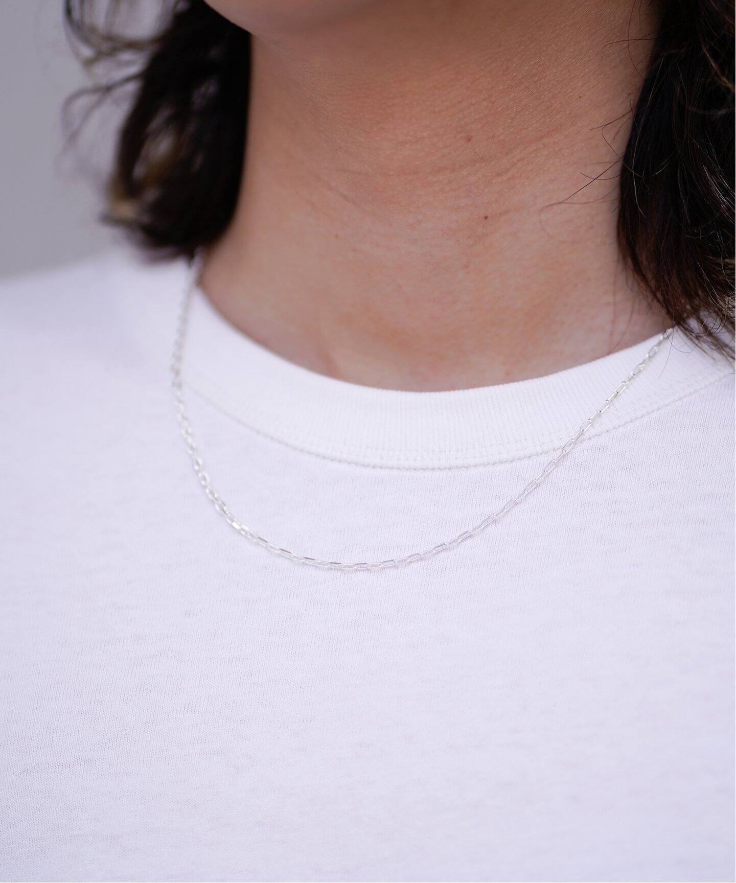 JieDa 925 SILVER THIN SWITCHING NECKLACE JIE-24W-GD04（ネックレス 