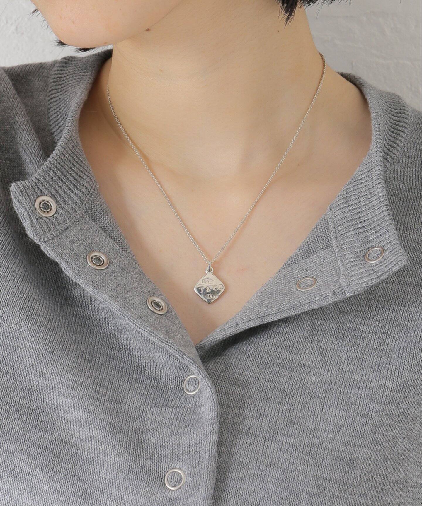 VINTAGE TIFFANY&Co./ティファニー】Montage cushion necklace