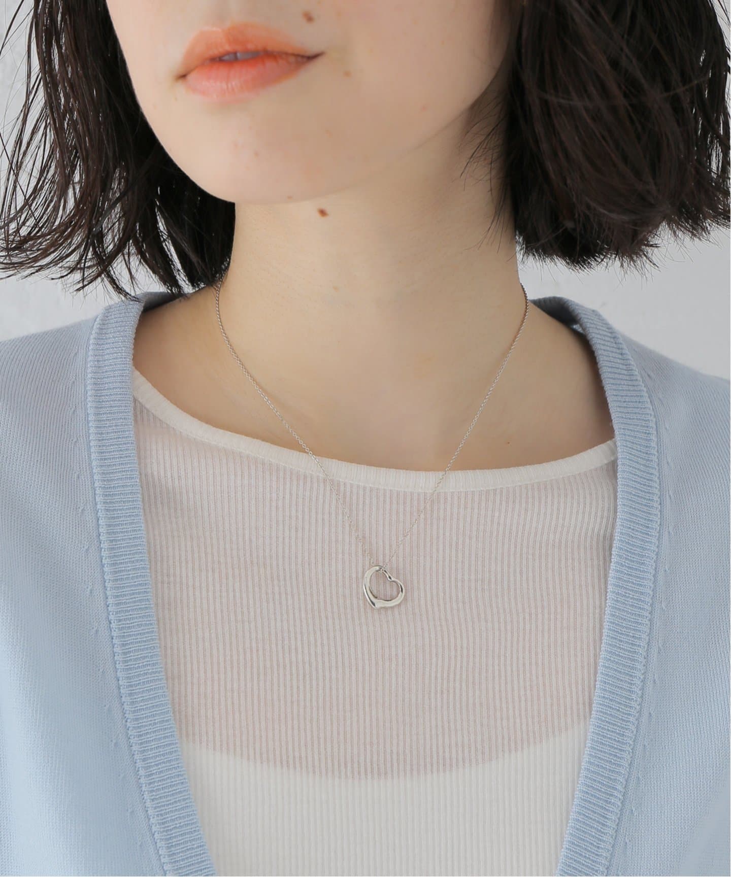 ◇TIFFANY&Co. ティファニー SVネックレス ラビングハート 