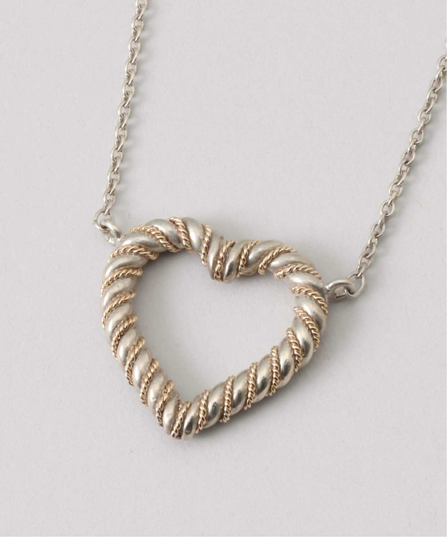 VINTAGE TIFFANY&Co./ティファニー】Screw heart necklace（ネックレス