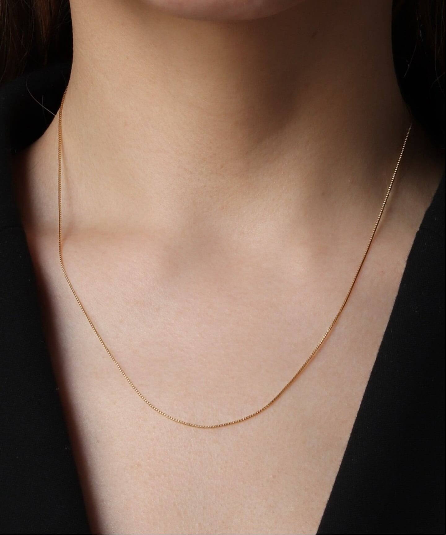 18K 0.7 venetian chain necklace（ネックレス）｜DECOUVERTE（デクー 
