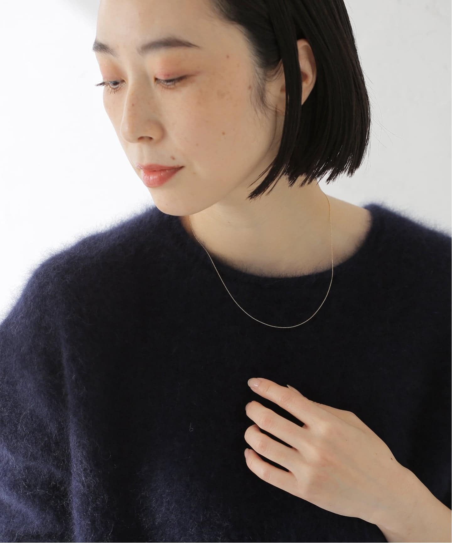 18K 0.6 ball chain necklace（ネックレス）｜DECOUVERTE（デクー