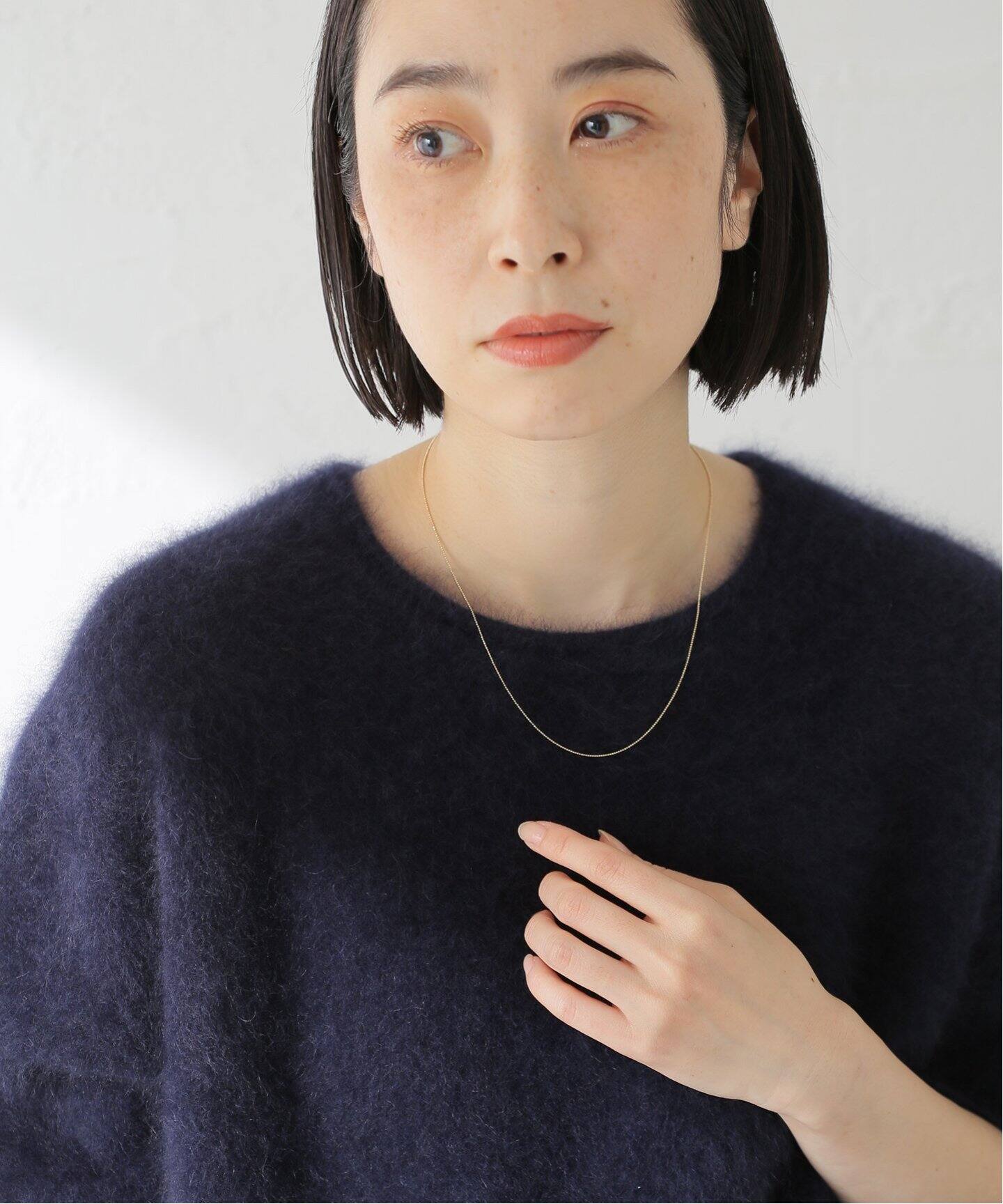 18K 0.8 ball chain necklace（ネックレス）｜DECOUVERTE