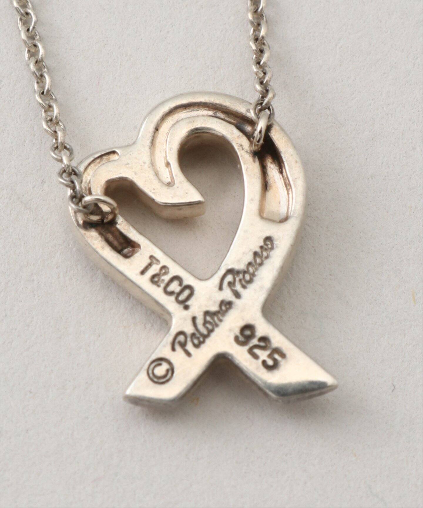 VINTAGE TIFFANY&Co./ティファニー】Loving heart necklace