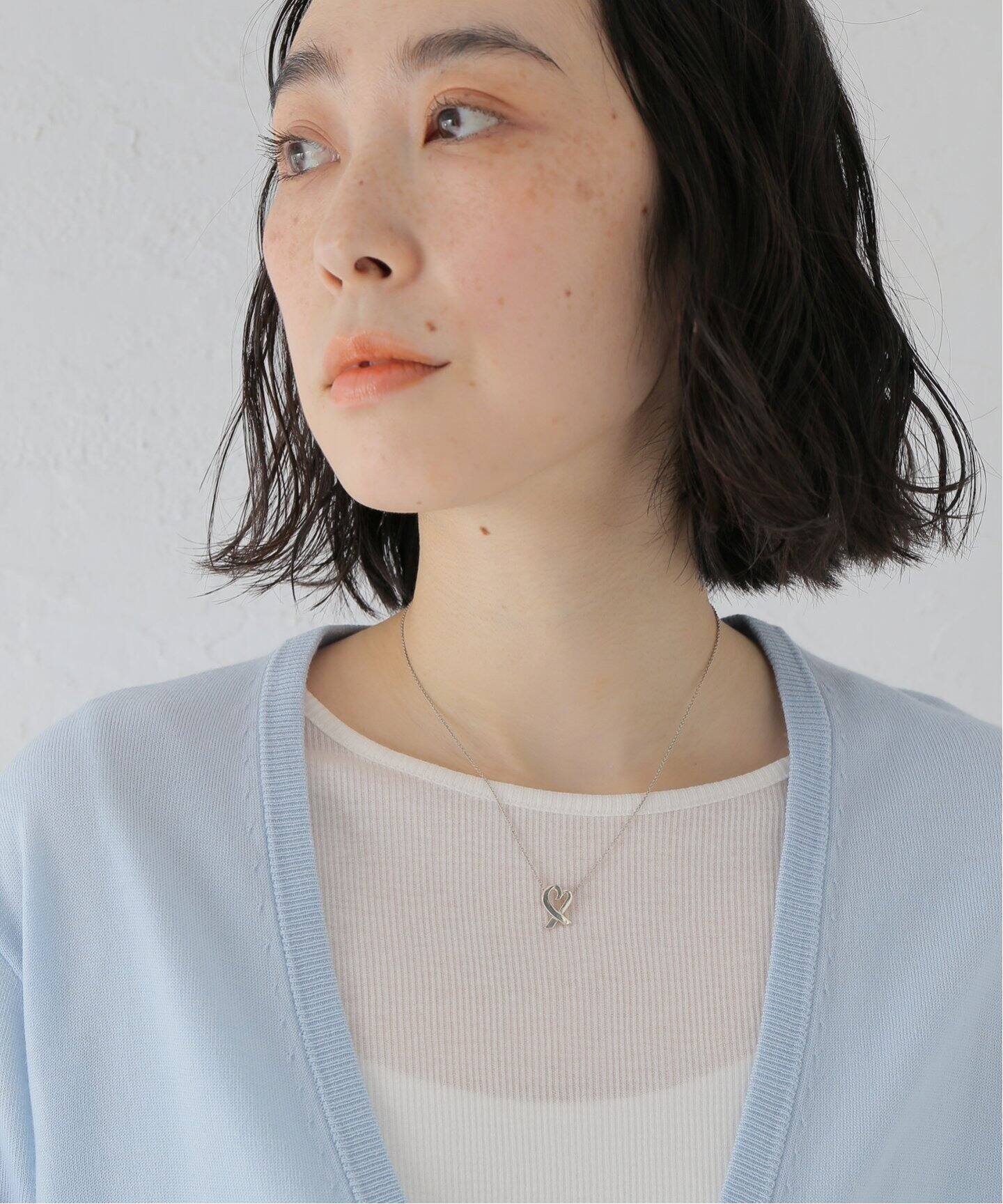 VINTAGE TIFFANY&Co./ティファニー】Loving heart necklace
