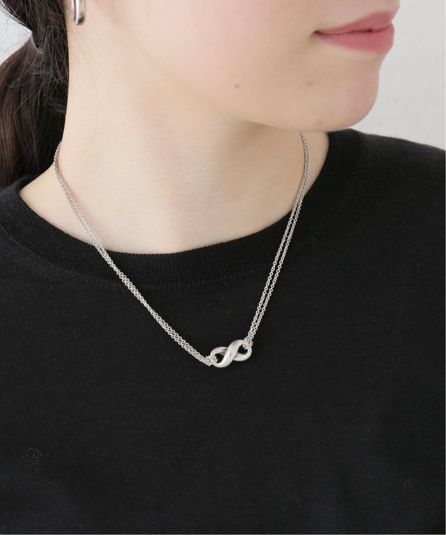 VINTAGE TIFFANY&Co./ティファニー】Infinity necklace（ネックレス 