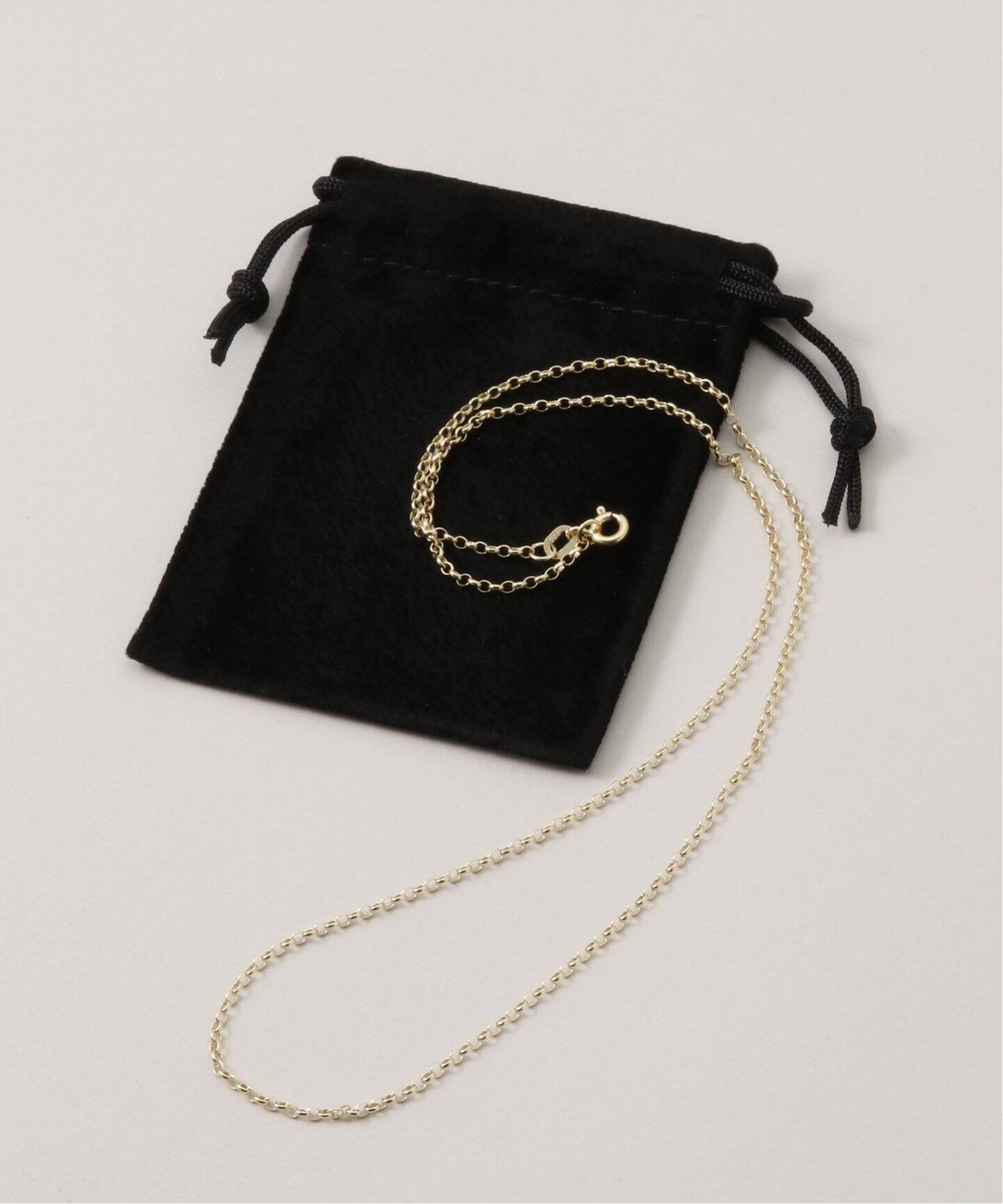 WORLDLY-WISE BYSMITH バイスミス BYSMITH バイスミス】 9K Rolo Chain Necklace : 1.7mm × 45cm