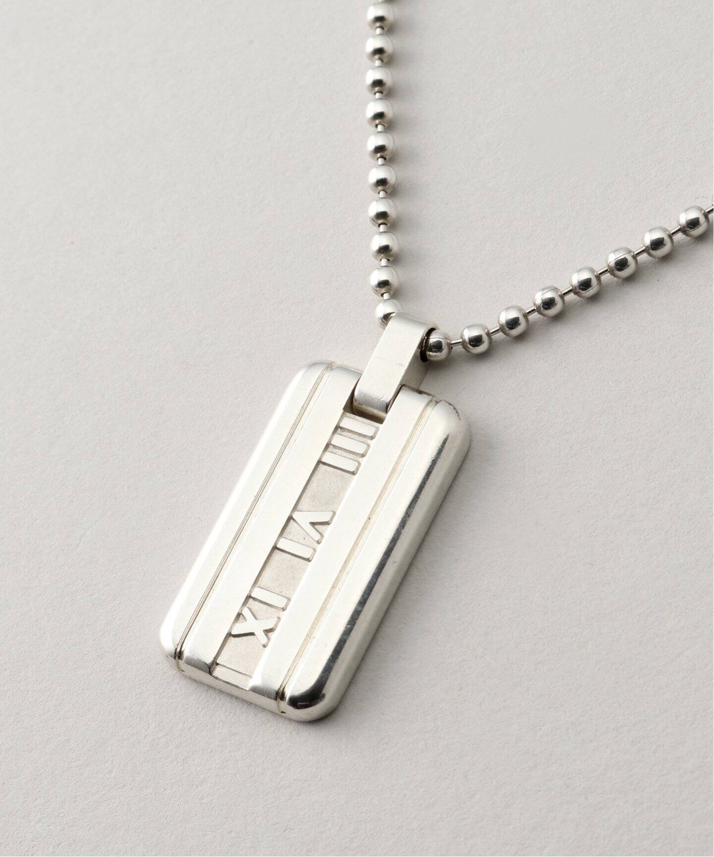 Vintage TIFFANY&Co. / ティファニー 】Atlas Plate Necklace 
