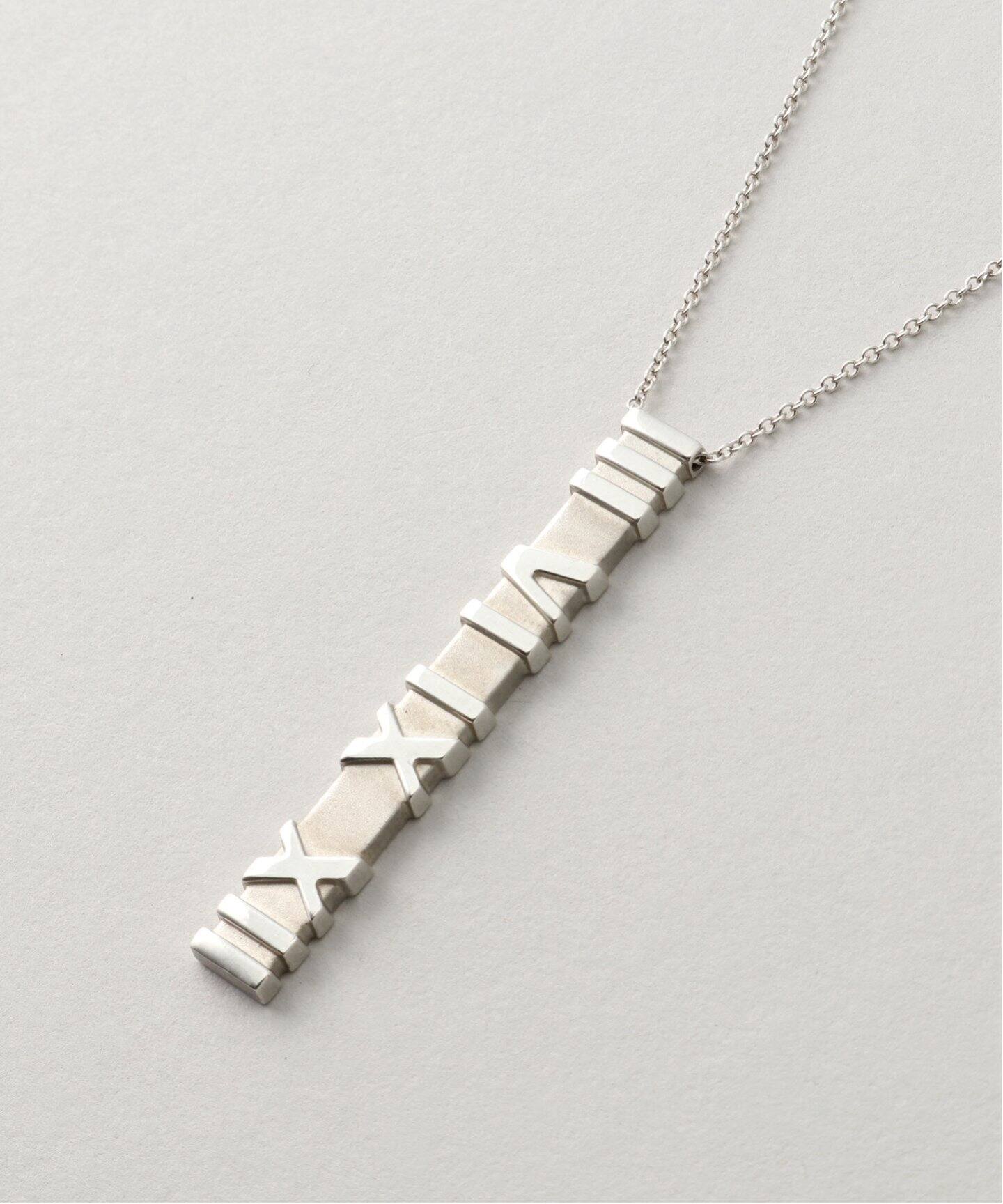 Vintage TIFFANY&Co. / ティファニー 】Atlas Bar Necklace