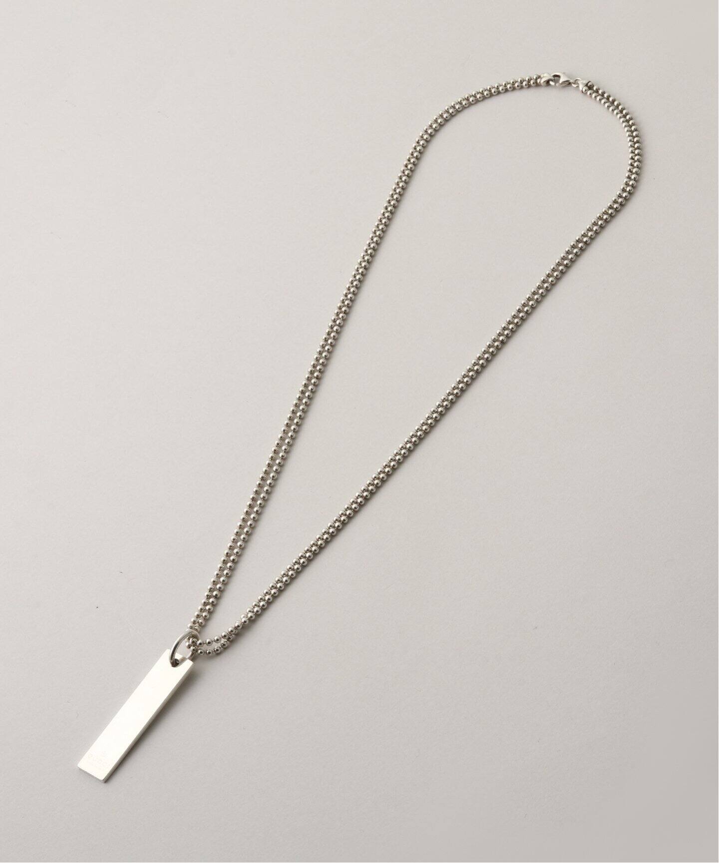 GUCCI Vintage / グッチ 】Double Chain Plate Necklace（ネックレス 