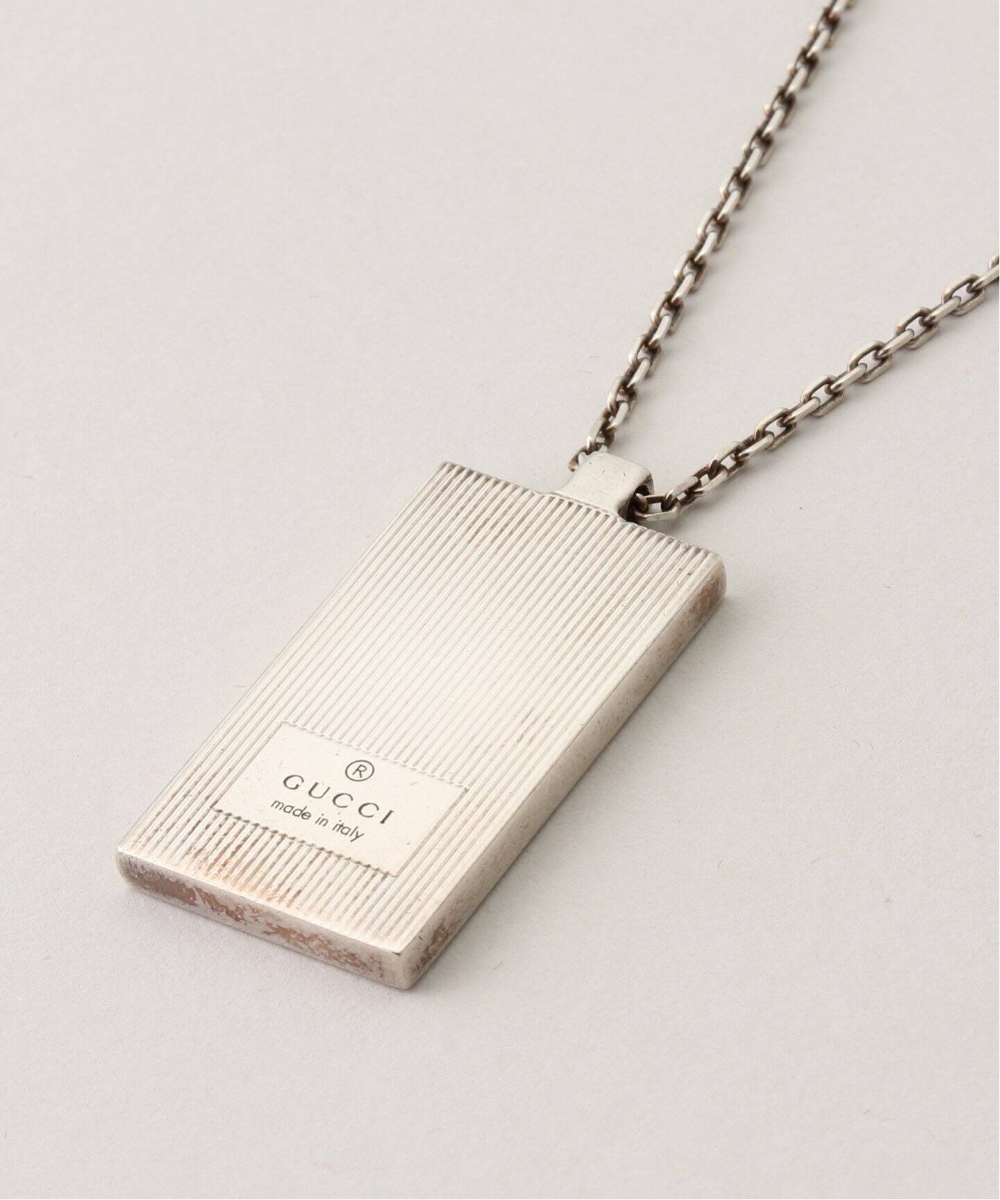 OLD GUCCI / グッチ】Square Plate Neckklace（ネックレス）｜WORLDLY 