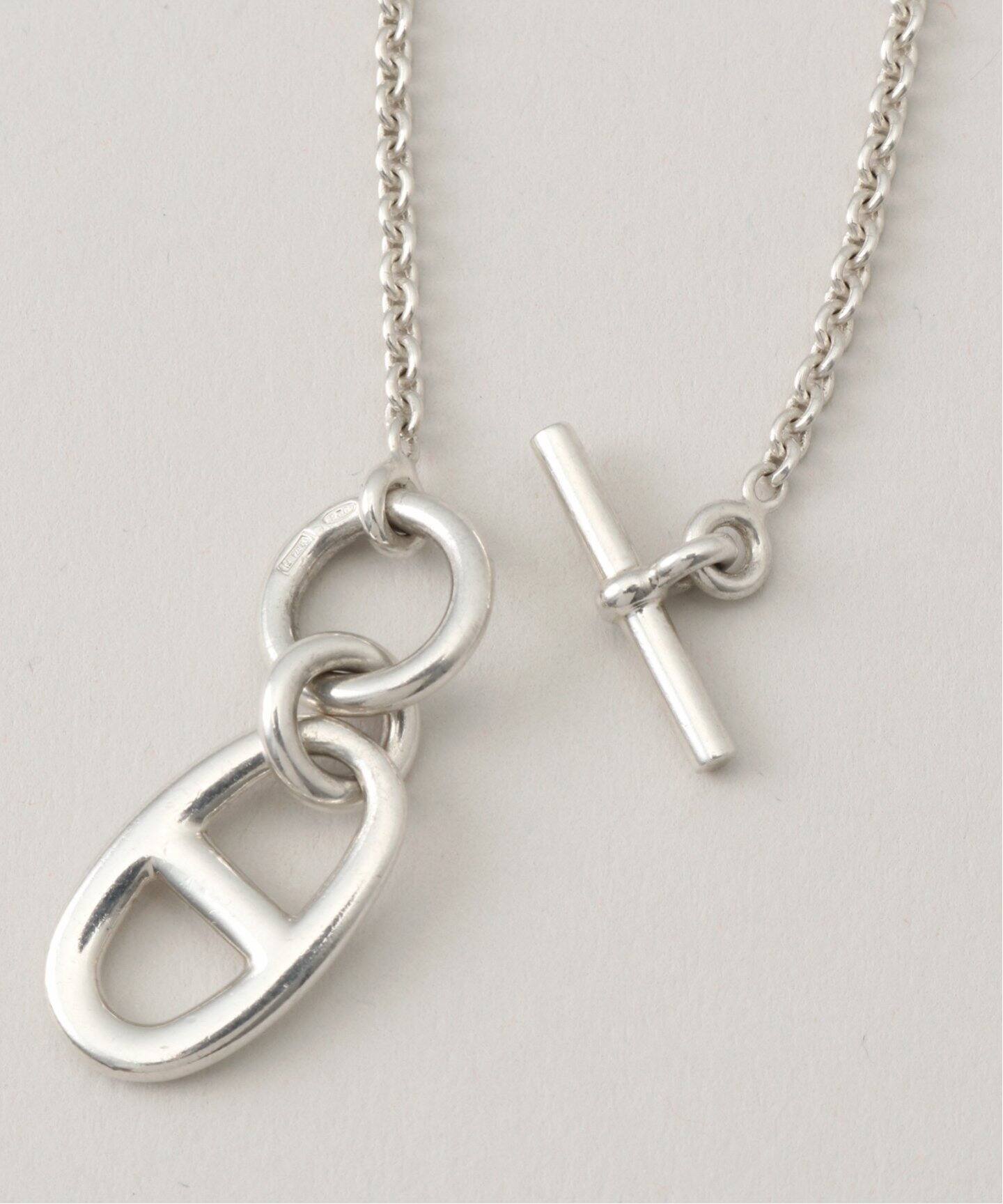 VINTAGE HERMES/エルメス】Amulet chaine dAncre necklace（ネックレス 