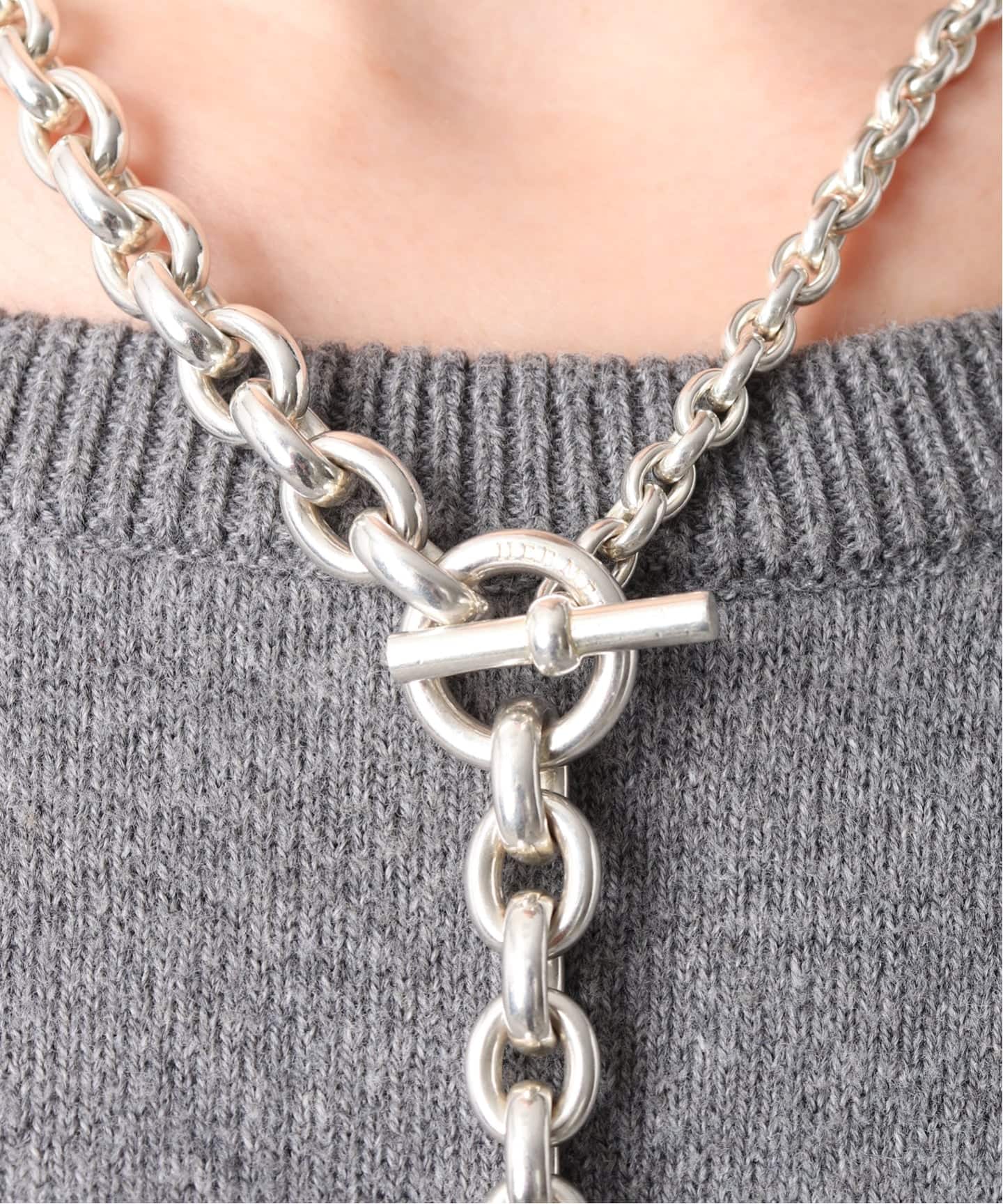VINTAGE HERMES/エルメス】Crescendo necklace sh（ネックレス