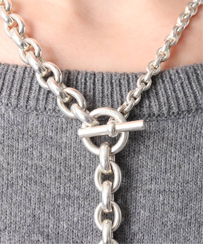 VINTAGE HERMES/エルメス】Crescendo necklace sh（ネックレス 