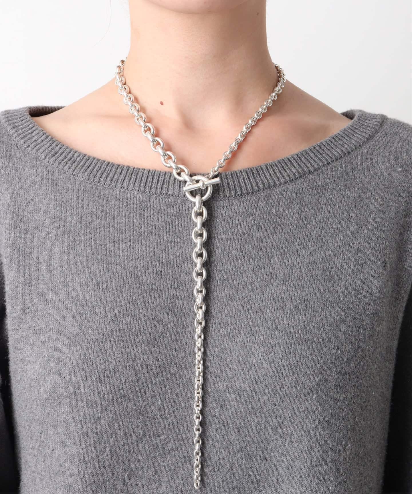 VINTAGE HERMES/エルメス】Crescendo necklace sh（ネックレス