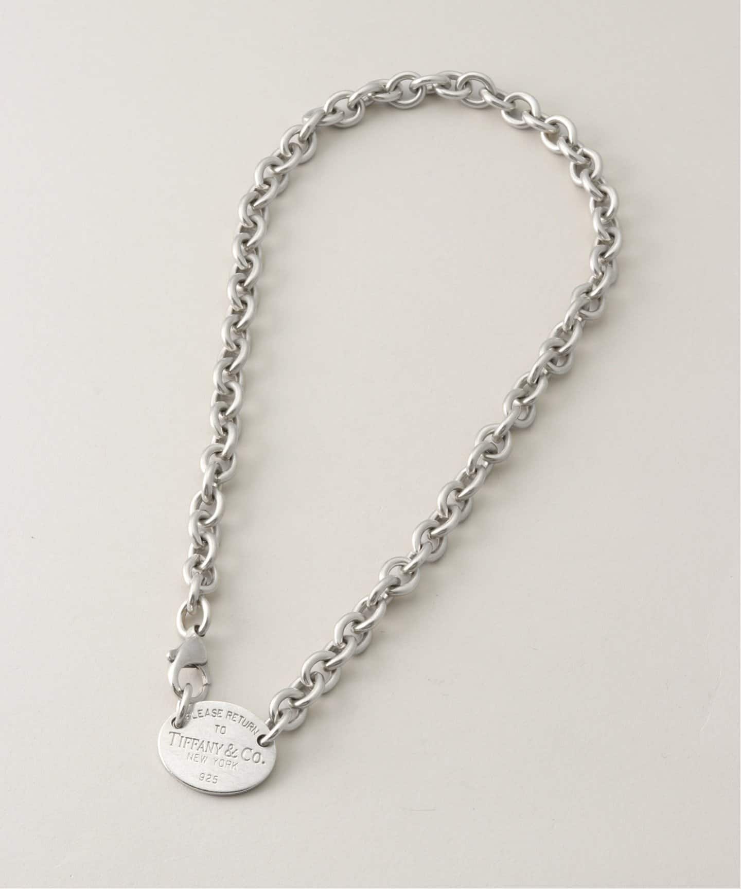 VINTAGE TIFFANY&Co./ティファニー】Return to oval necklace