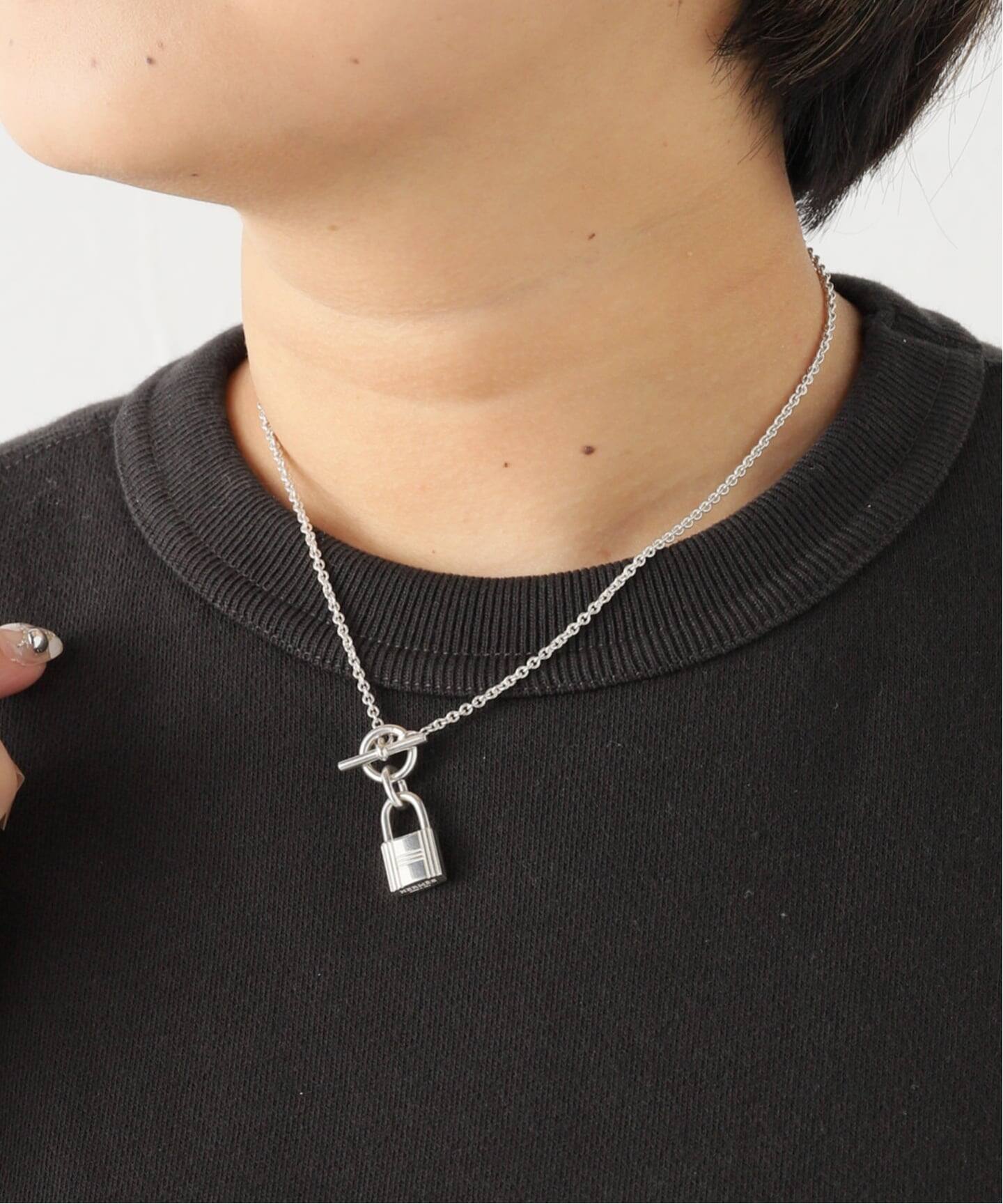 VINTAGE HERMES/エルメス】Amulet kelly cadena necklace（ネックレス