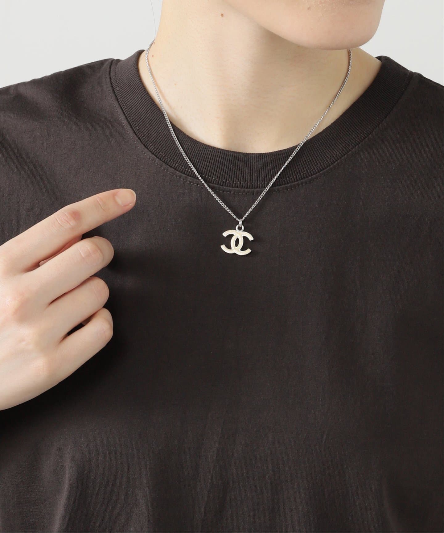 VINTAGE CHANEL/シャネル】necklace beg logo（ネックレス