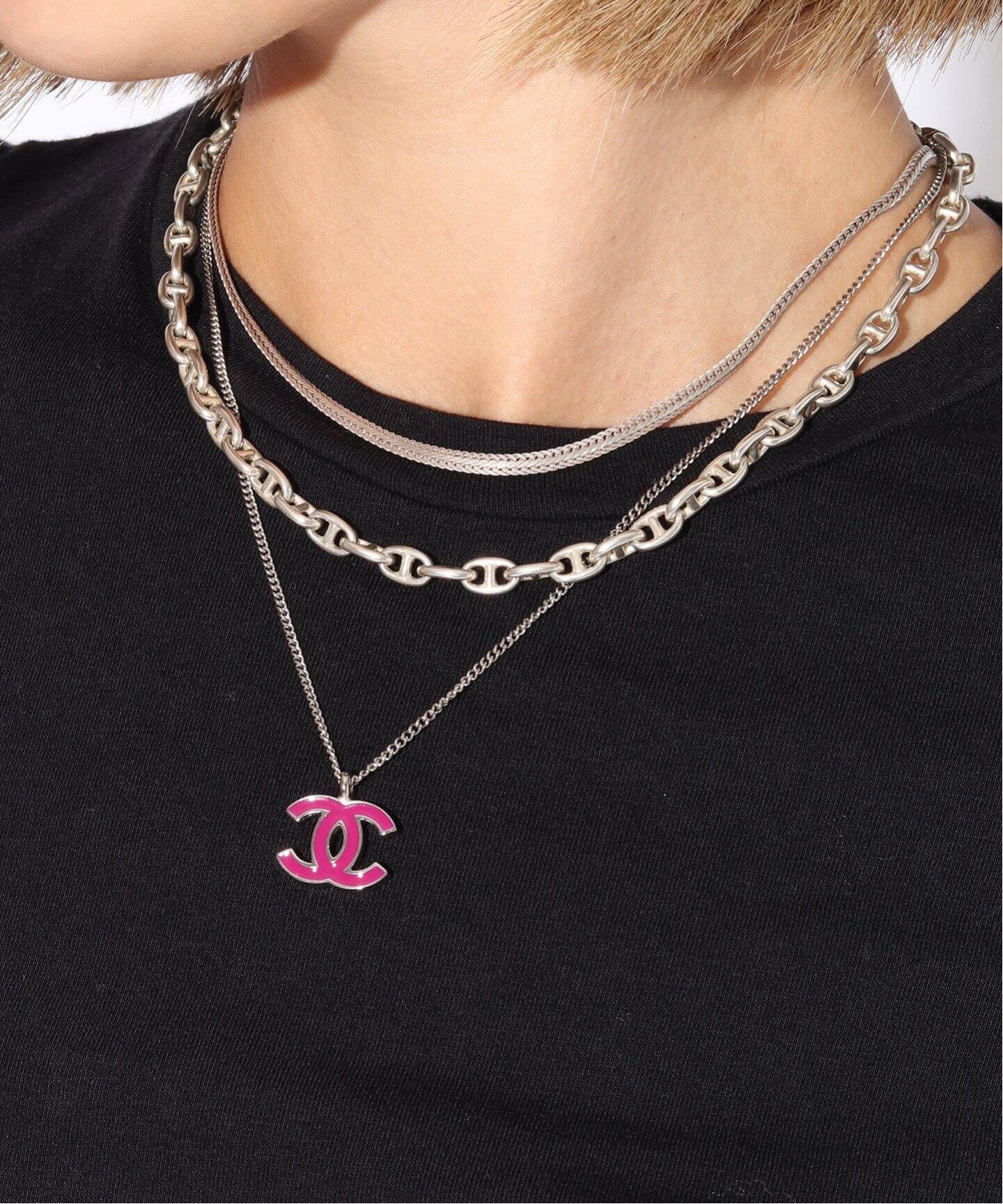 VINTAGE CHANEL/シャネル】necklace logo（ネックレス）｜ENSEMBLE 