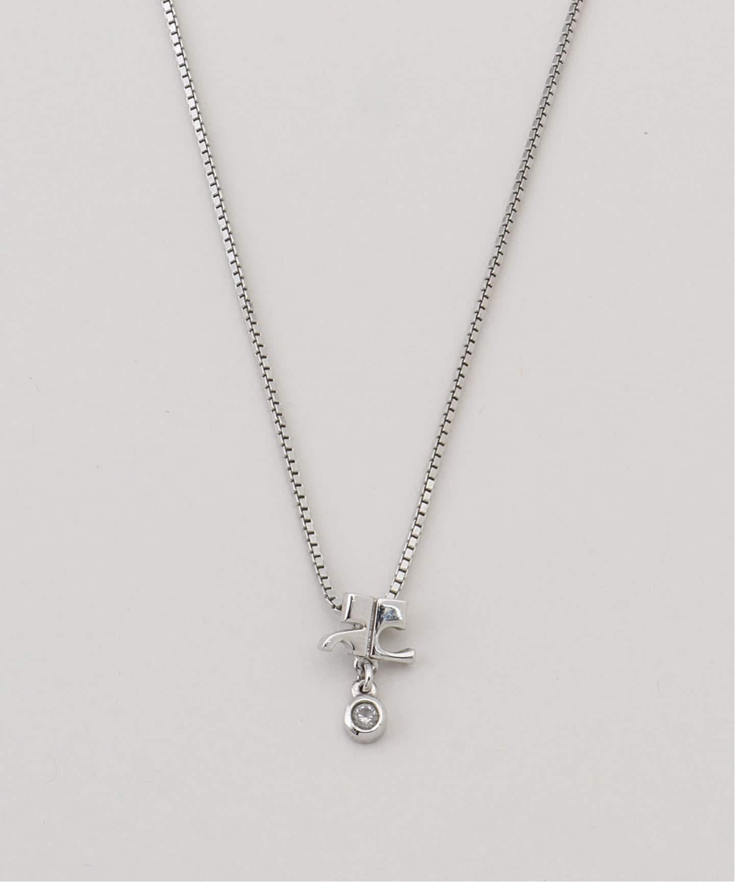 VINTAGE COURREGES/クレージュ】necklace logo（ネックレス