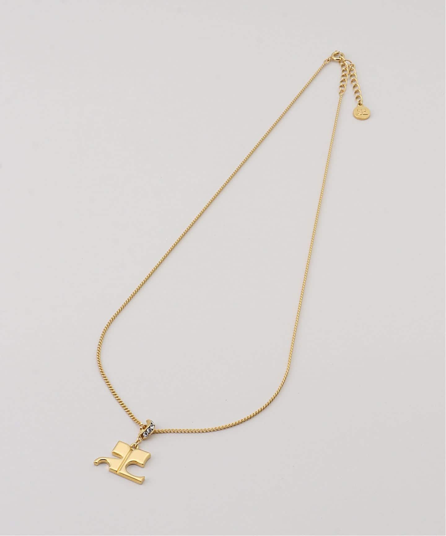 VINTAGE COURREGES/クレージュ】necklace logo（ネックレス