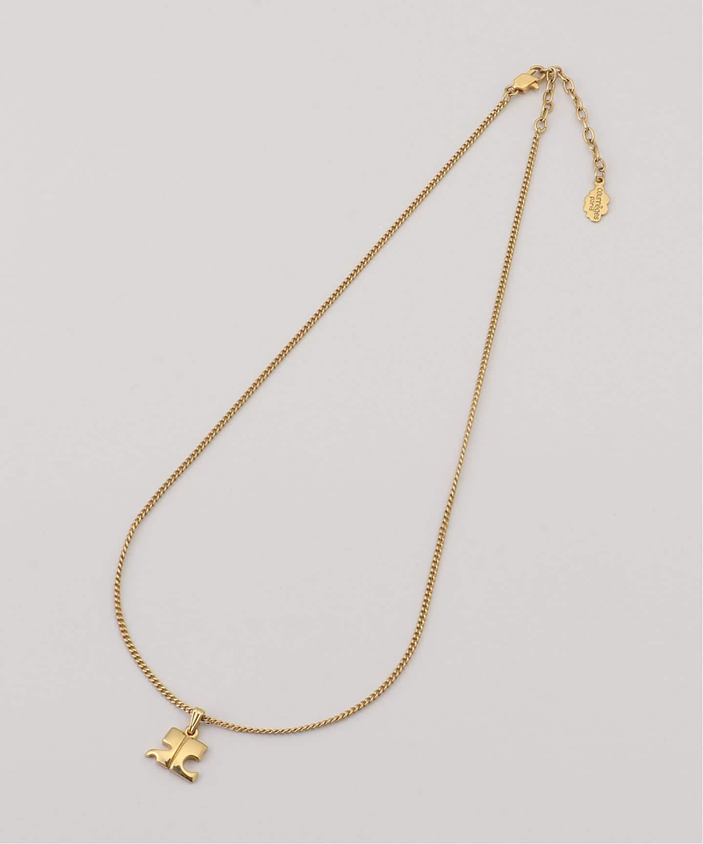VINTAGE COURREGES/クレージュ】necklace logo（ネックレス