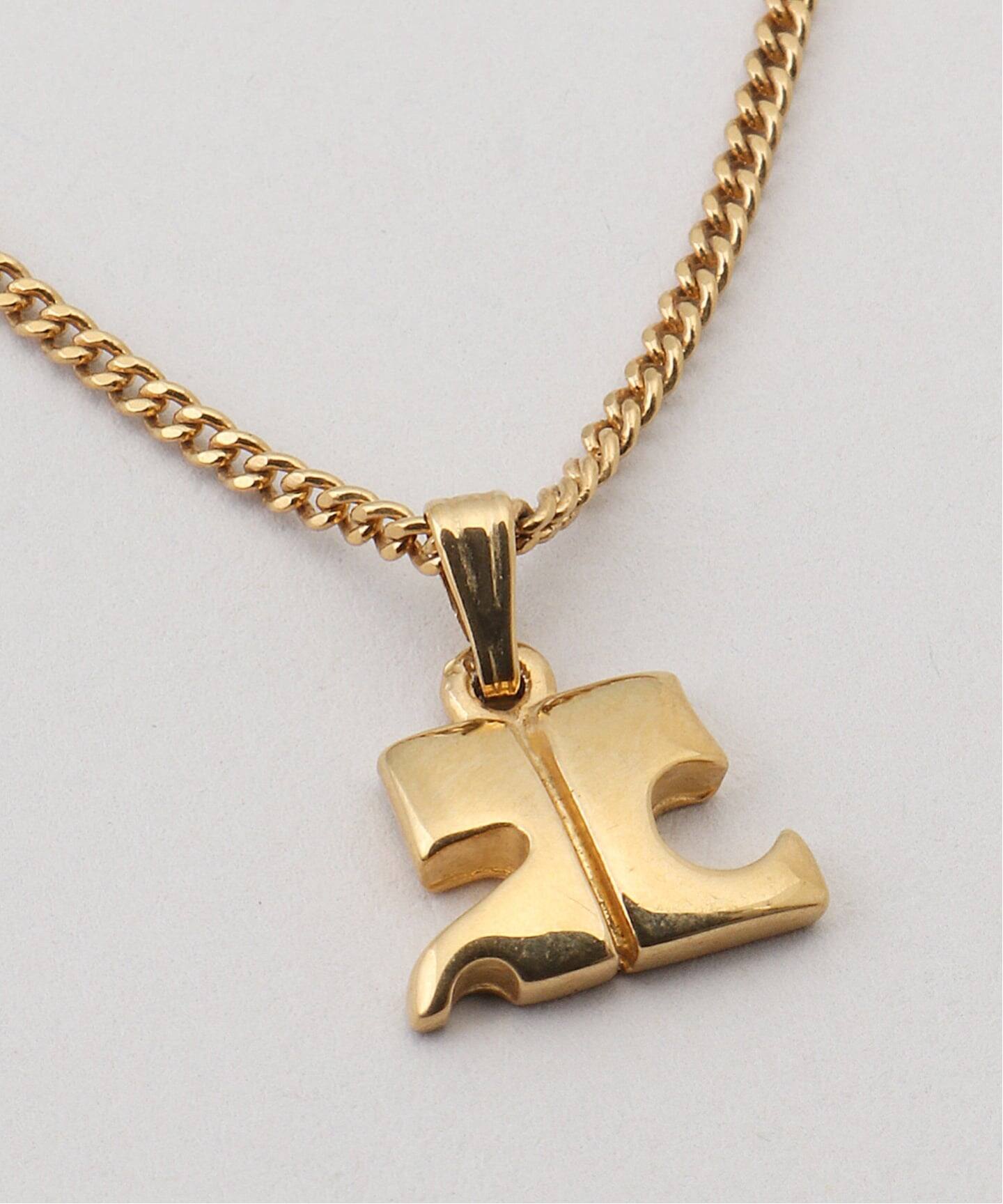 VINTAGE COURREGES/クレージュ】necklace logo（ネックレス