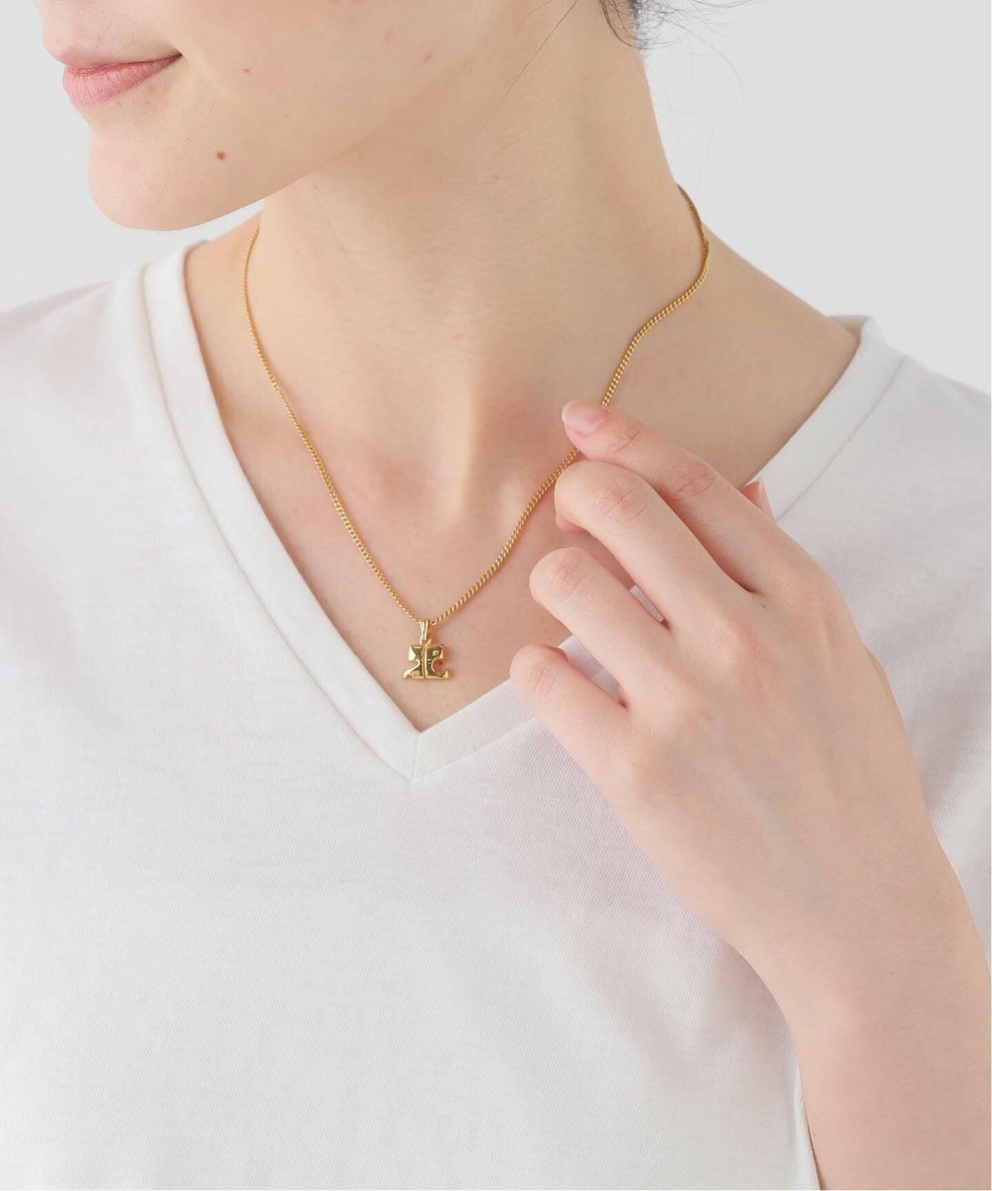 クレージュネックレス VINTAGE COURREGES/クレージュ】necklace logo（ネックレス