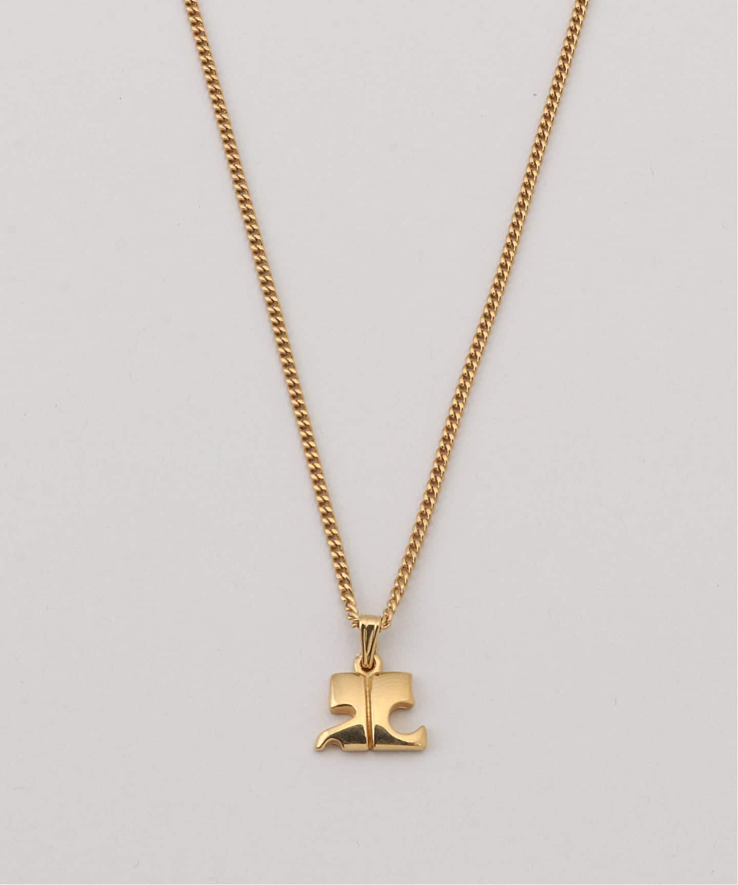 クレージュネックレス VINTAGE COURREGES/クレージュ】necklace logo（ネックレス