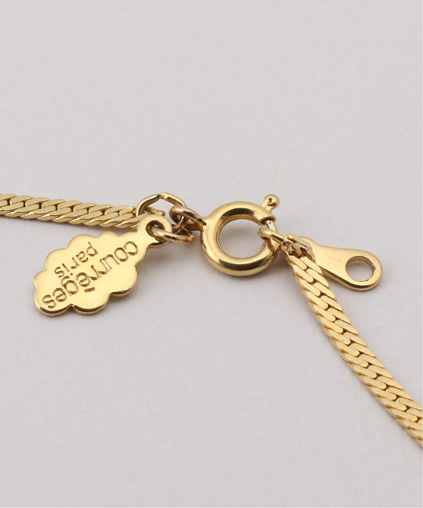 VINTAGE COURREGES/クレージュ】necklace logo ribbon（ネックレス