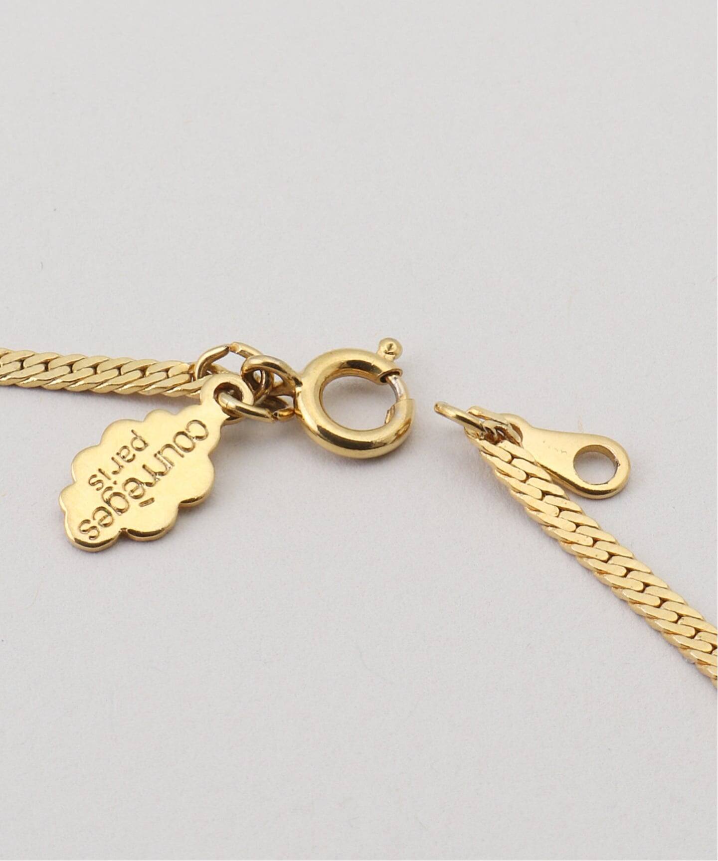 VINTAGE COURREGES/クレージュ】necklace logo ribbon（ネックレス 