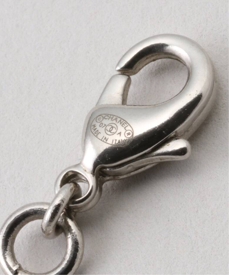 VINTAGE CHANEL/シャネル】necklace logo pearl（ネックレス 