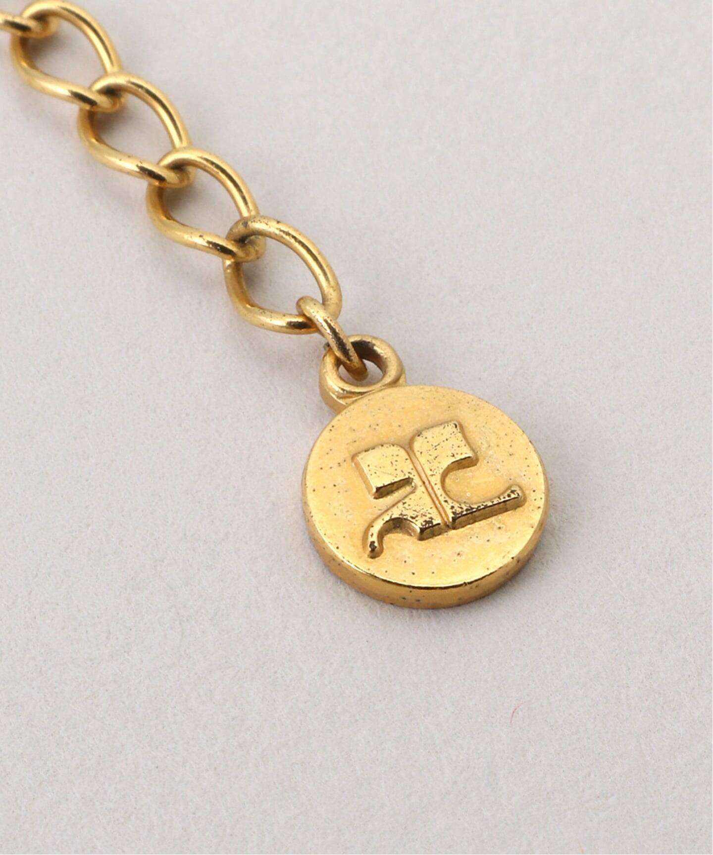 VINTAGE COURREGES/クレージュ】necklace logo heart（ネックレス