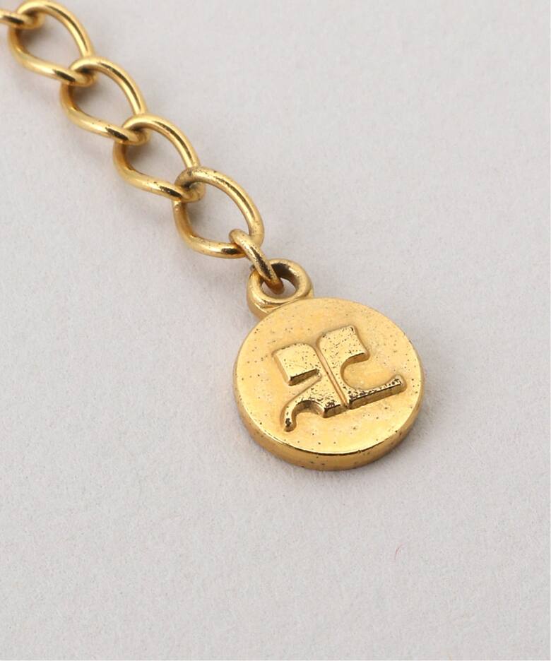 courreges ネックレス ロゴプレート アレンジ ITARY 新品 VINTAGE 