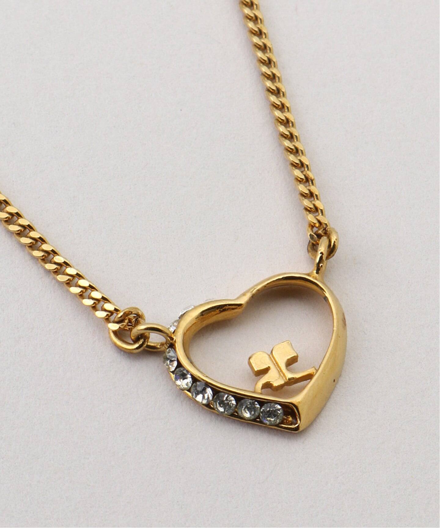 VINTAGE COURREGES/クレージュ】necklace logo heart（ネックレス