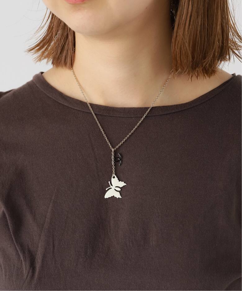 VINTAGE CHANEL/シャネル】Necklace logo butterfly（ネックレス 