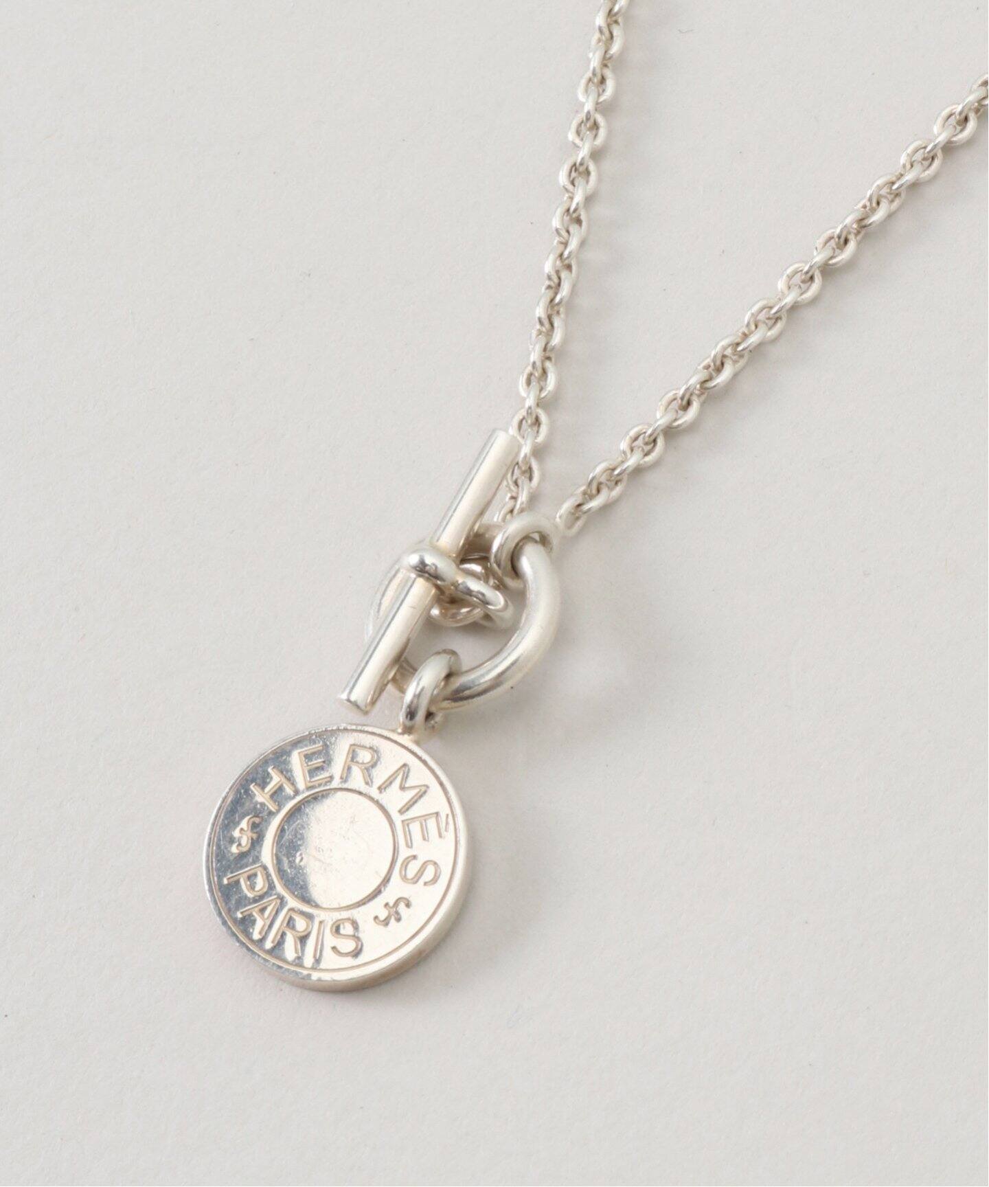 VINTAGE HERMES/エルメス】Amulet sellier necklace（ネックレス  