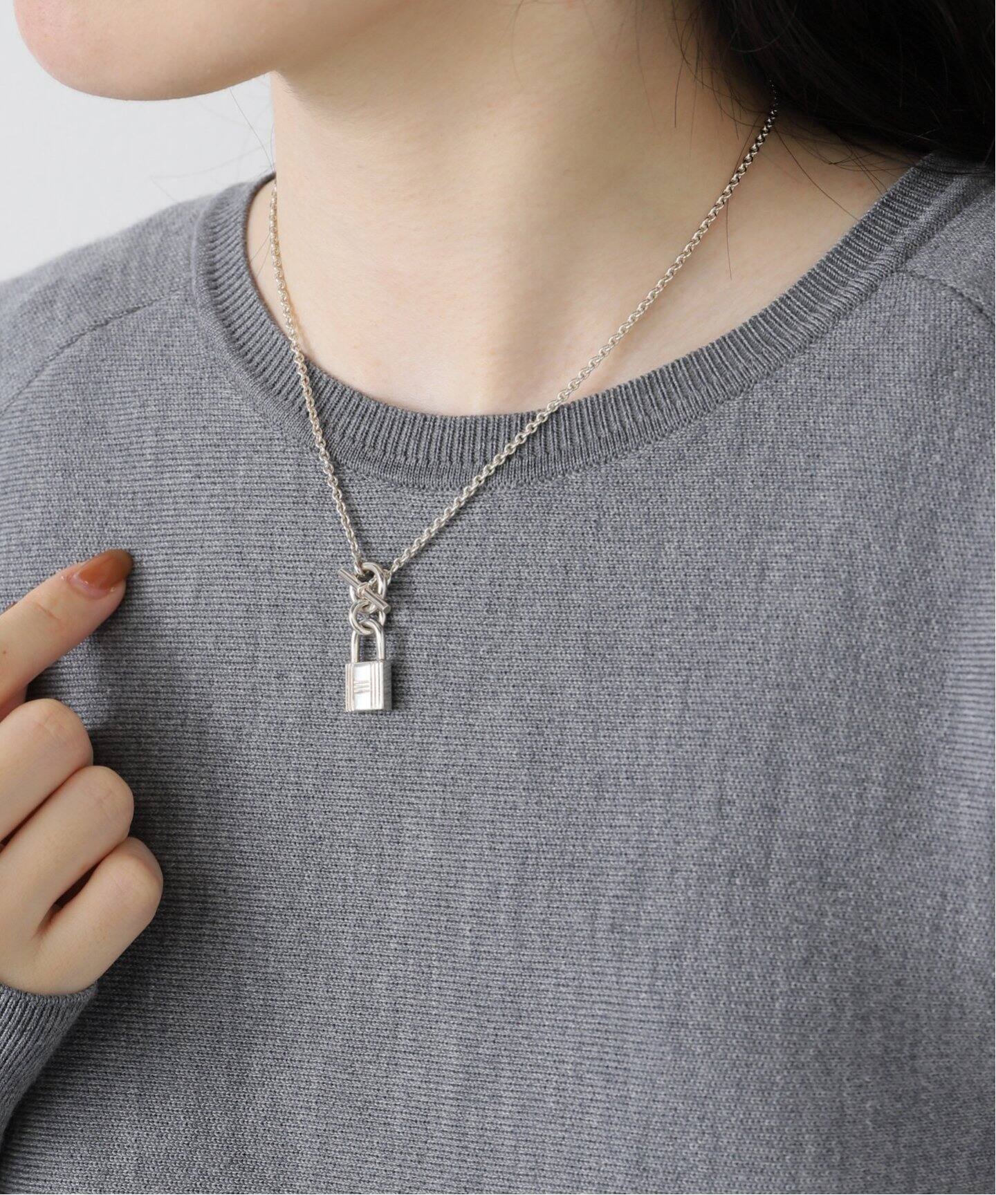 VINTAGE HERMES/エルメス】 Amulet kelly cadena necklace（ネックレス 