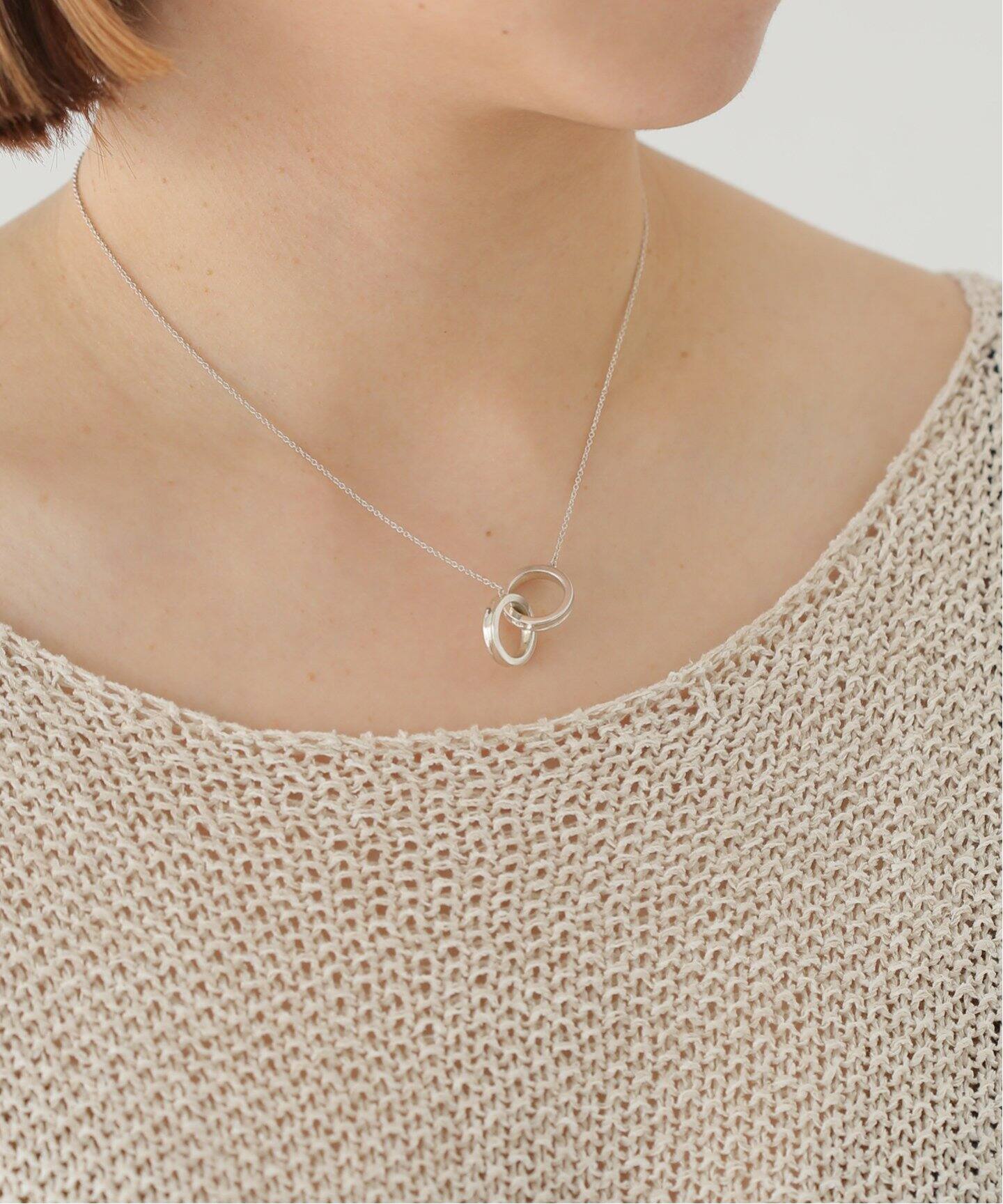 TIFFANY&CO.ネックレス VINTAGE TIFFANY&Co./ティファニー】1838 interlocking necklace
